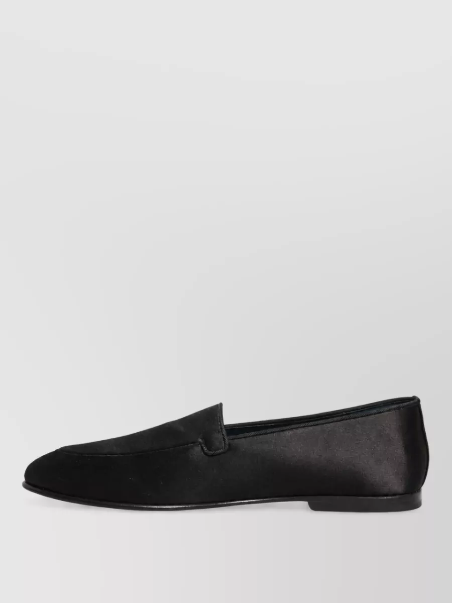 Dolce&Gabbana Leather Logo Slippers