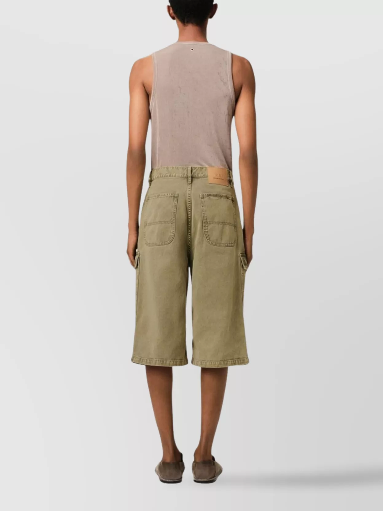 Shop Ami Alexandre Mattiussi Cargo Shorts Multiple Pockets