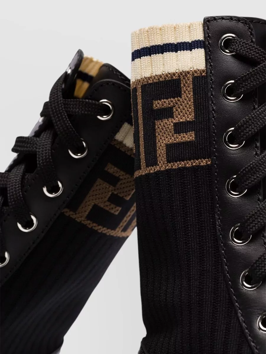 Fendi Leather Ankle Boots