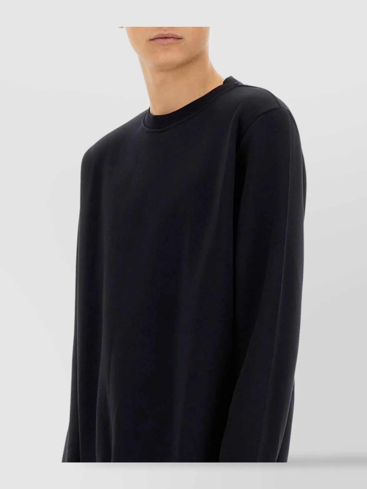 PAUL SMITH STRIPED CREW NECK SWEATER WITH RIBBED DETAIL