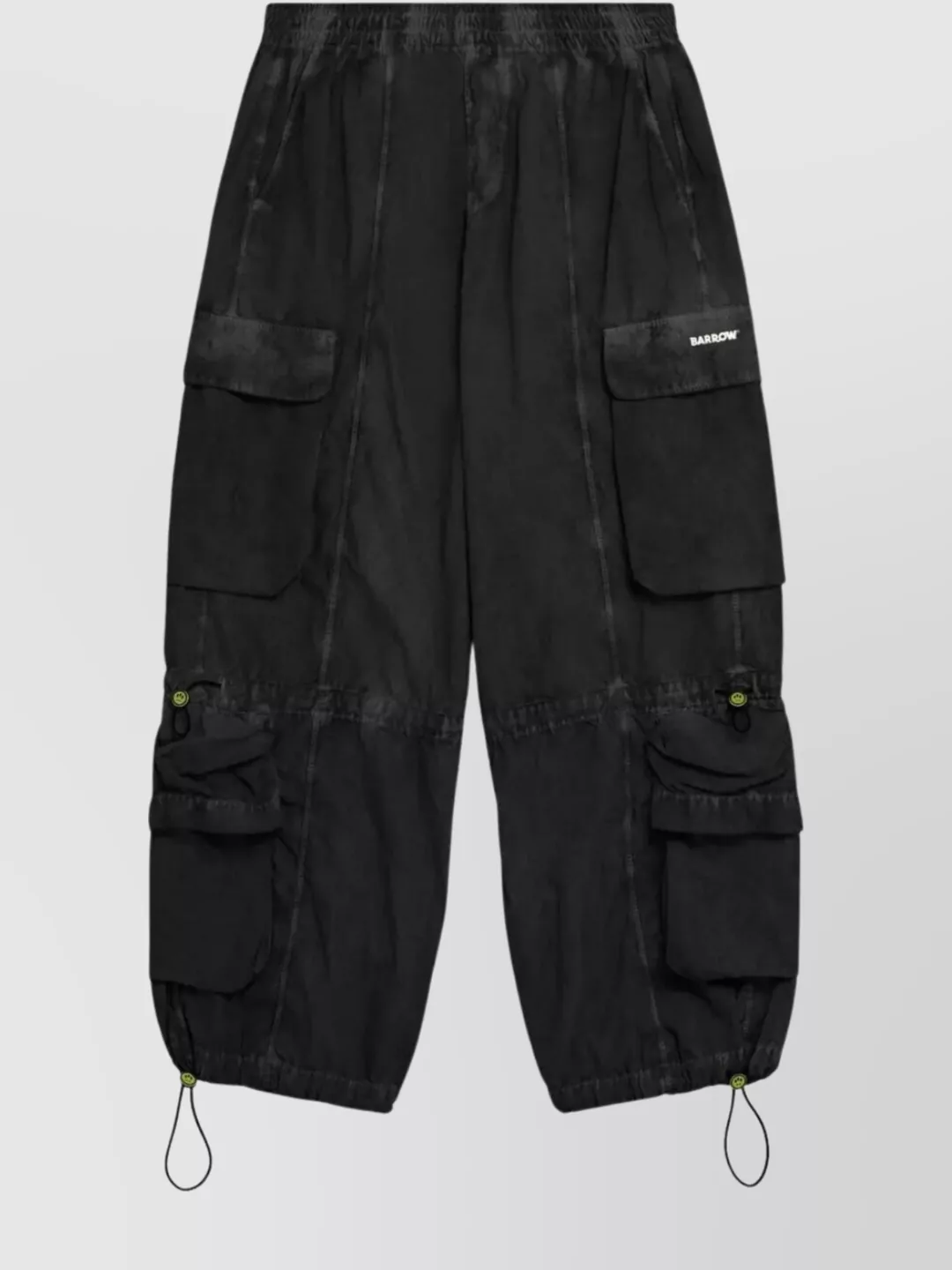 Barrow Unisex Cargo Trousers Drawstring Hem In Blue