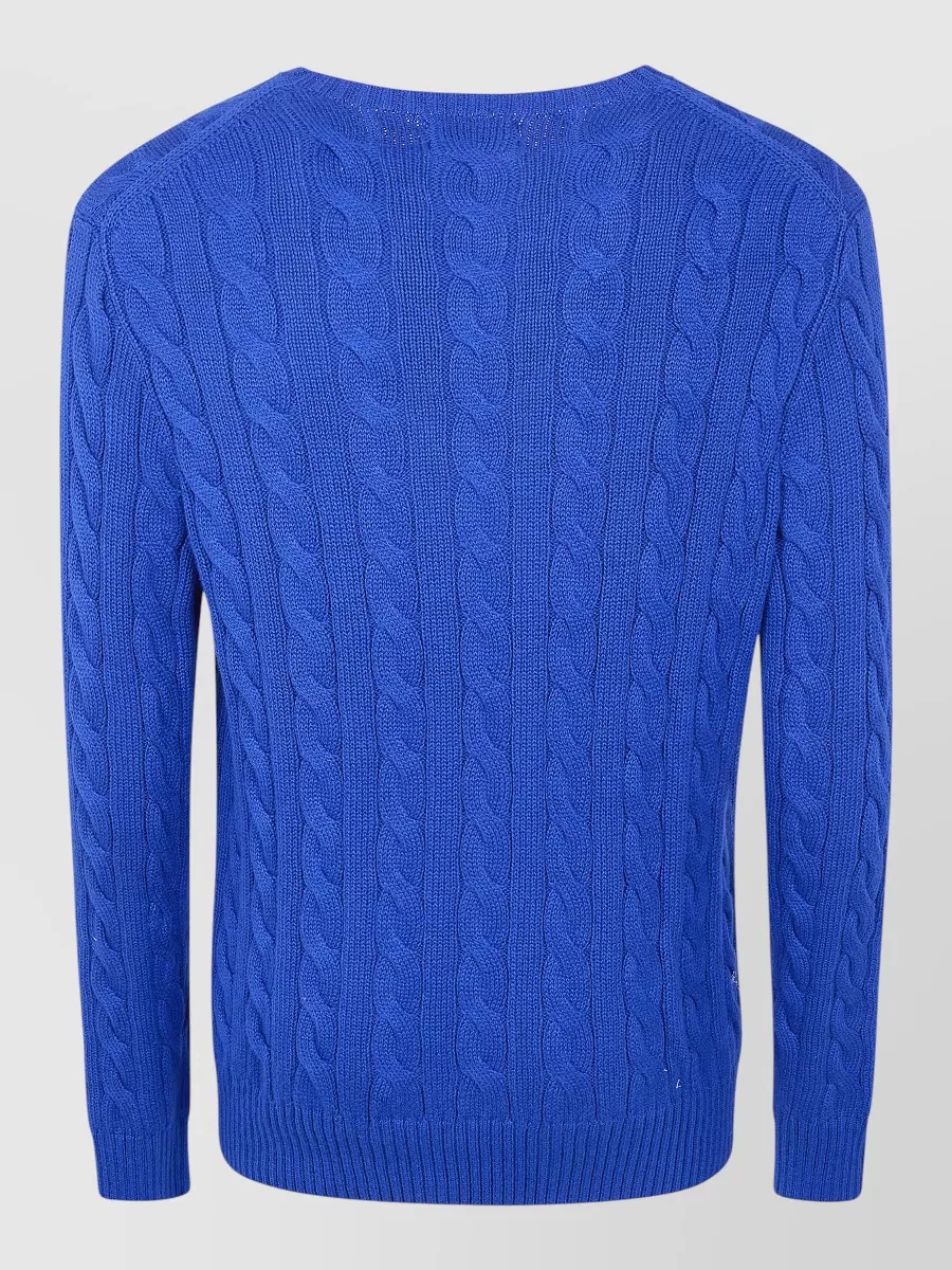 Polo Ralph Lauren Ribbed Long-Sleeve Crew-Neck Jumper