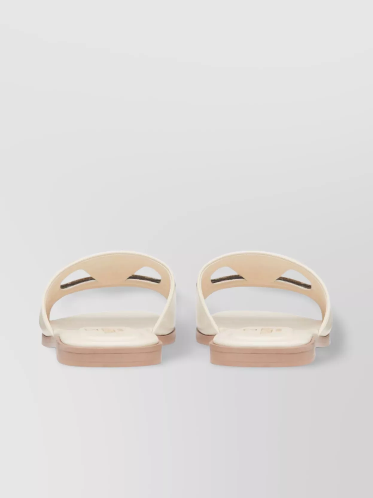 Valentino Vlogo Signature Flat Leather Sandals