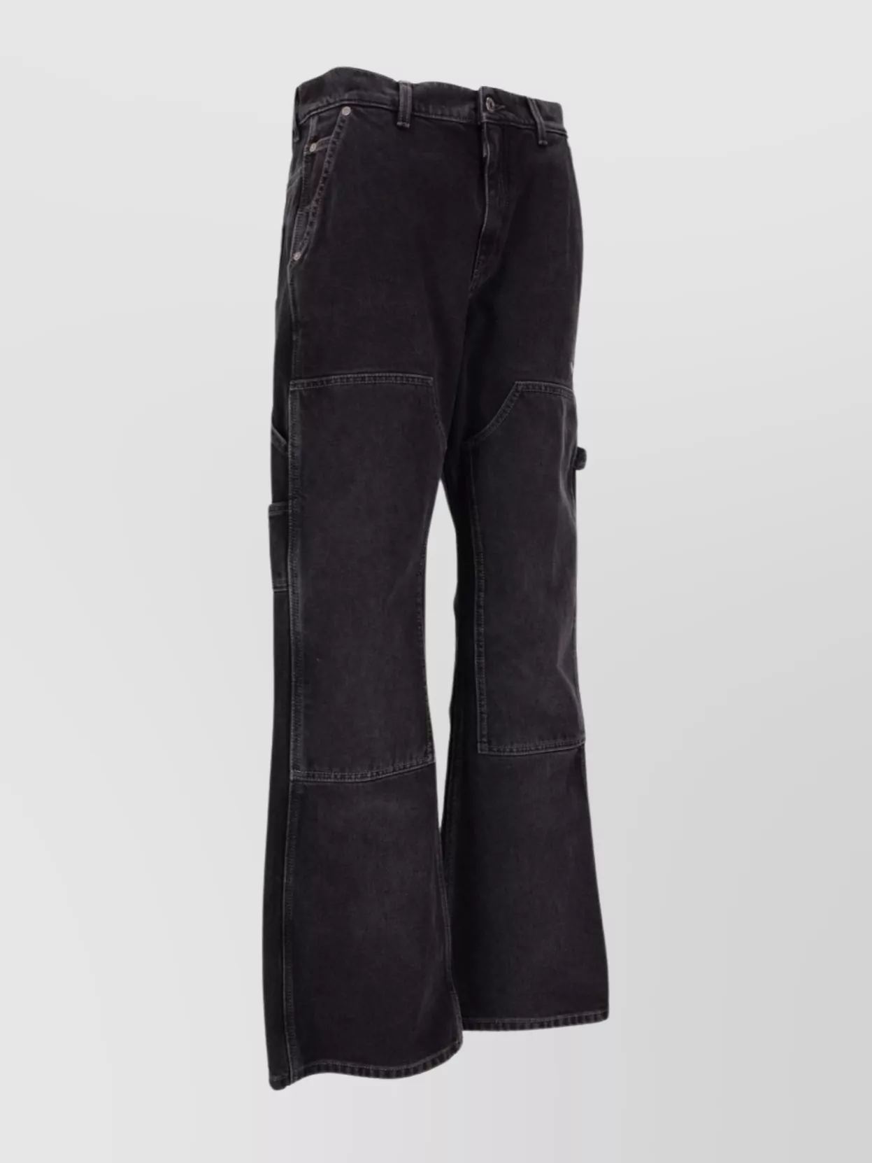 Off-White Wide Leg Carpenter Trousers Pockets
