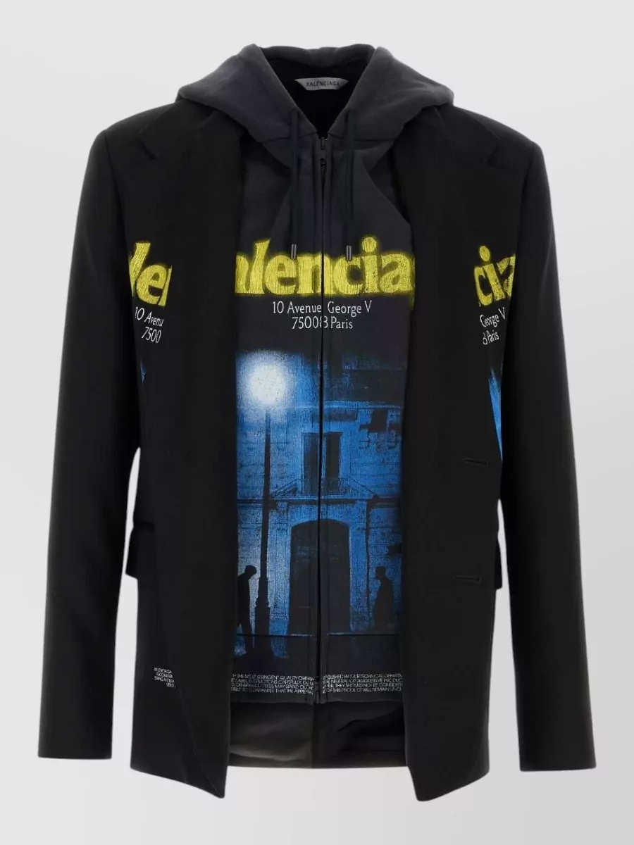 Balenciaga single-breasted coat