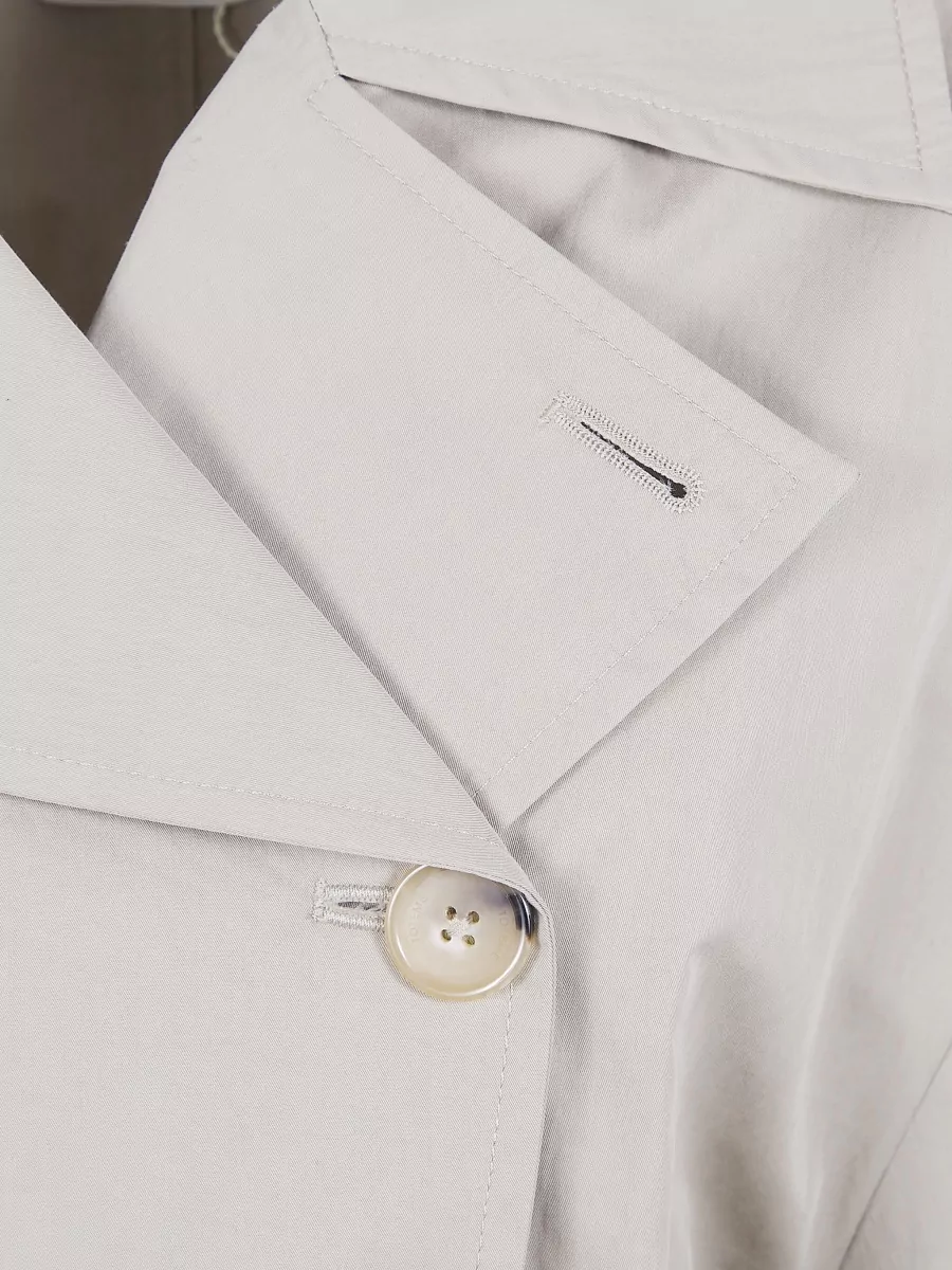 Totême Summer Trench Coat Epaulettes Storm Flap