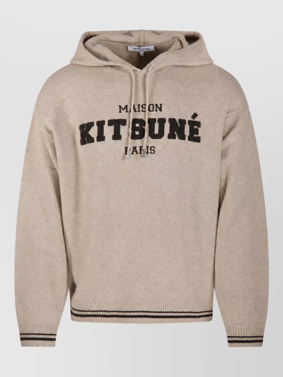 Maison Kitsuné wool hoodie sweatshirt