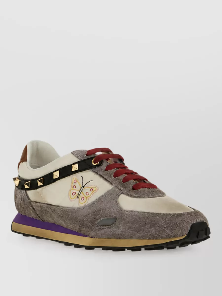 Valentino Garavani nylon lace-up sneakers