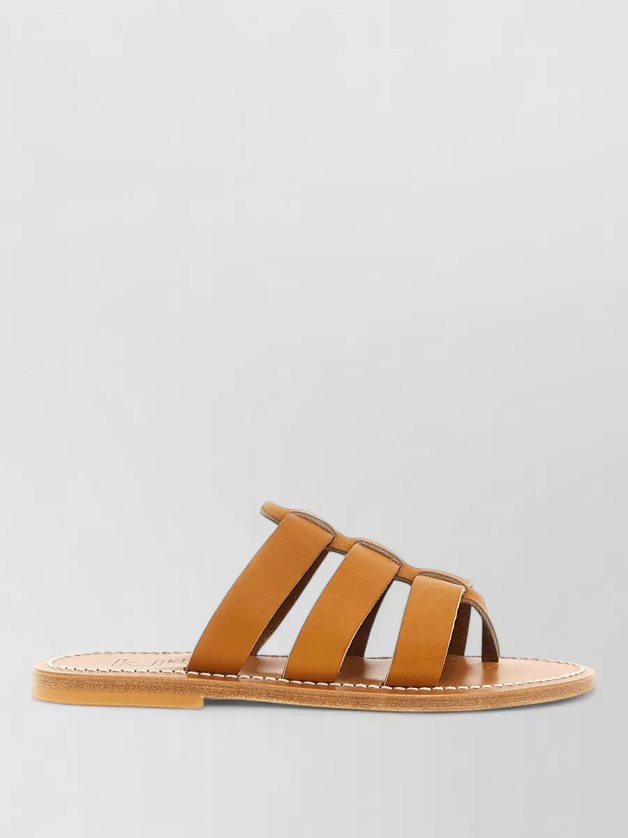 K. Jacques Leather Thong Sandals