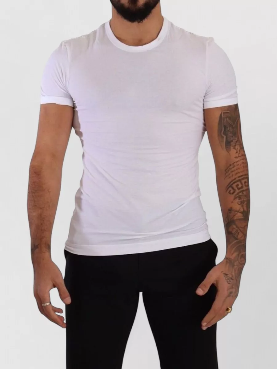 Dolce&Gabbana slim-fit cotton stretch t-shirt