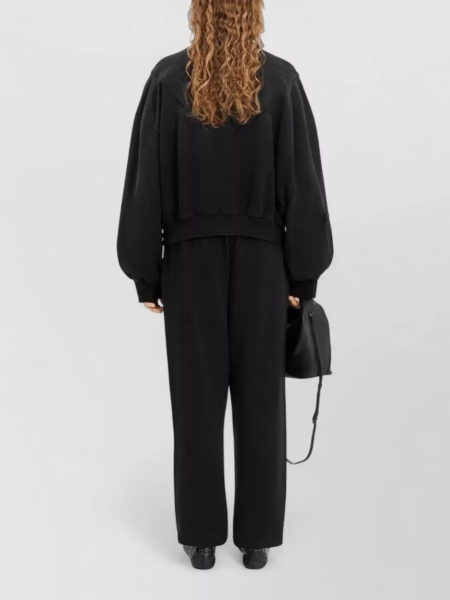 Mm6 Maison Margiela Hoodie Dropped Shoulders Drawstring Hood Kangaroo Pocket