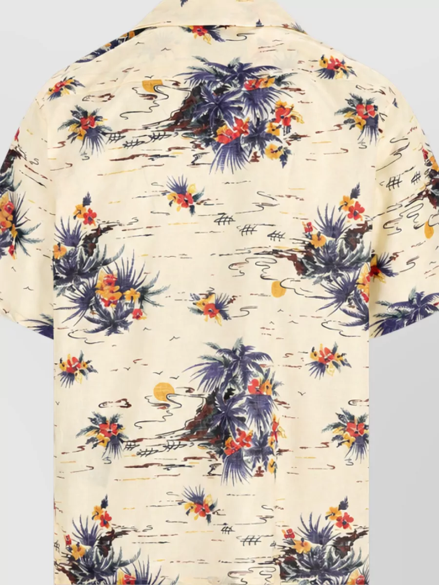 Prada Floral Print Beach Shirt