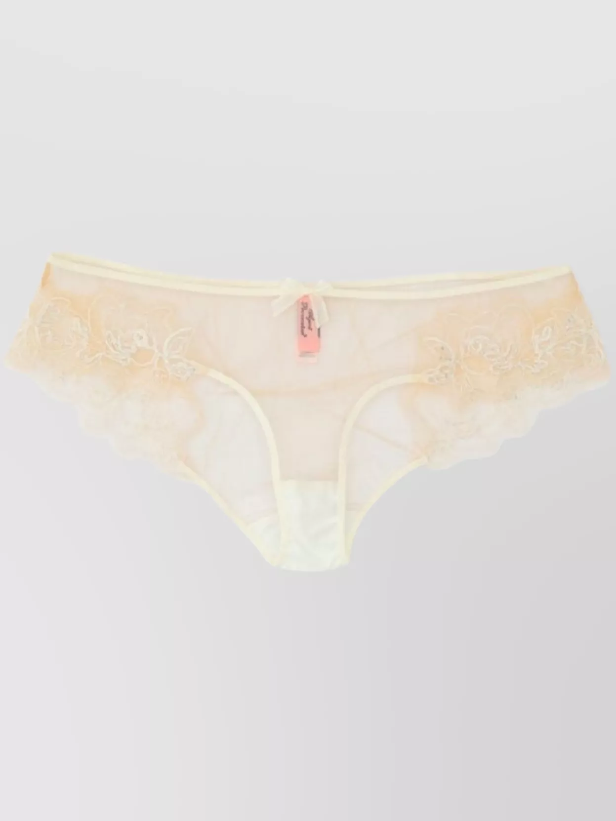 Shop Agent Provocateur Lace Embroidered Bow Brief