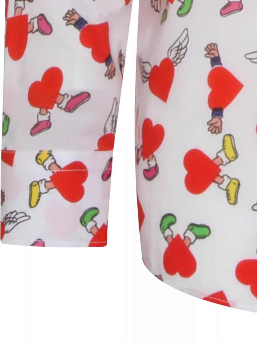 Moschino Casual Shirt Button Down Collar Cuffed Sleeves