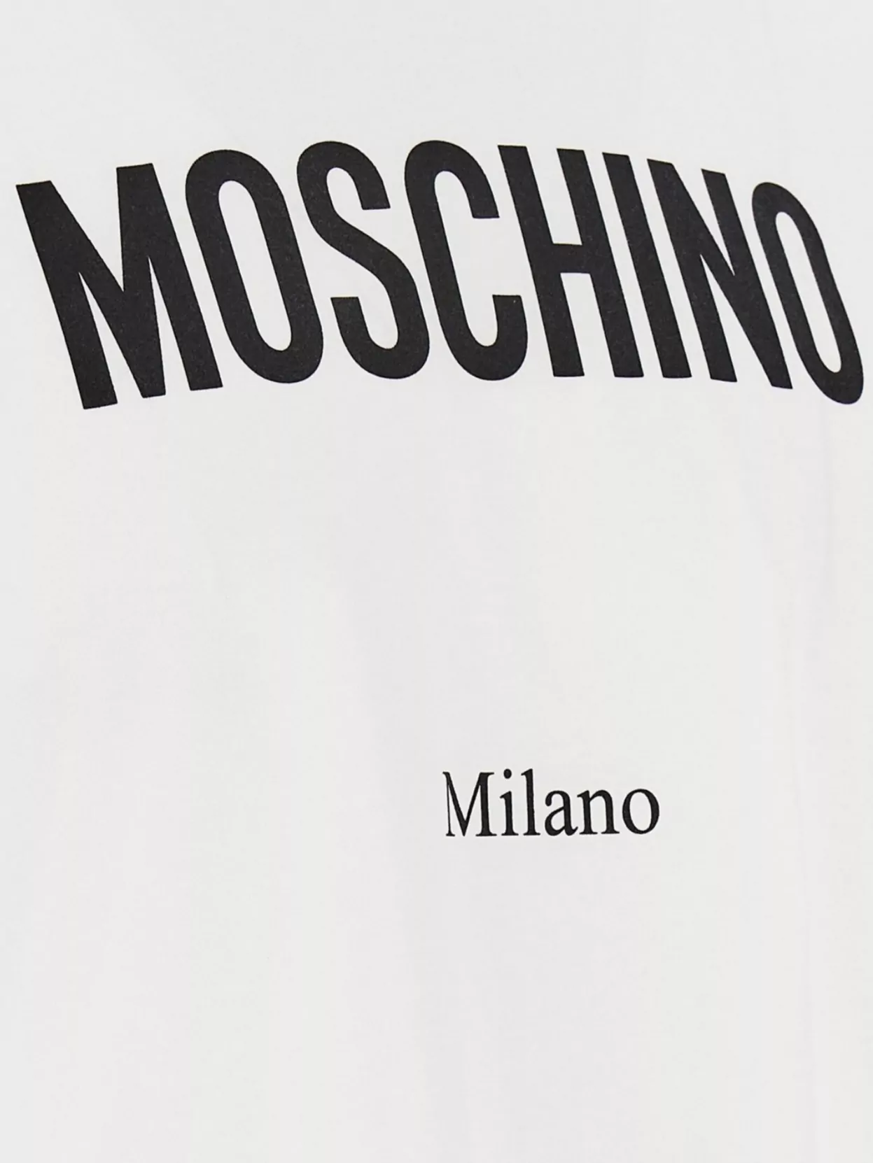 Moschino Crew Neck Logo T-Shirt
