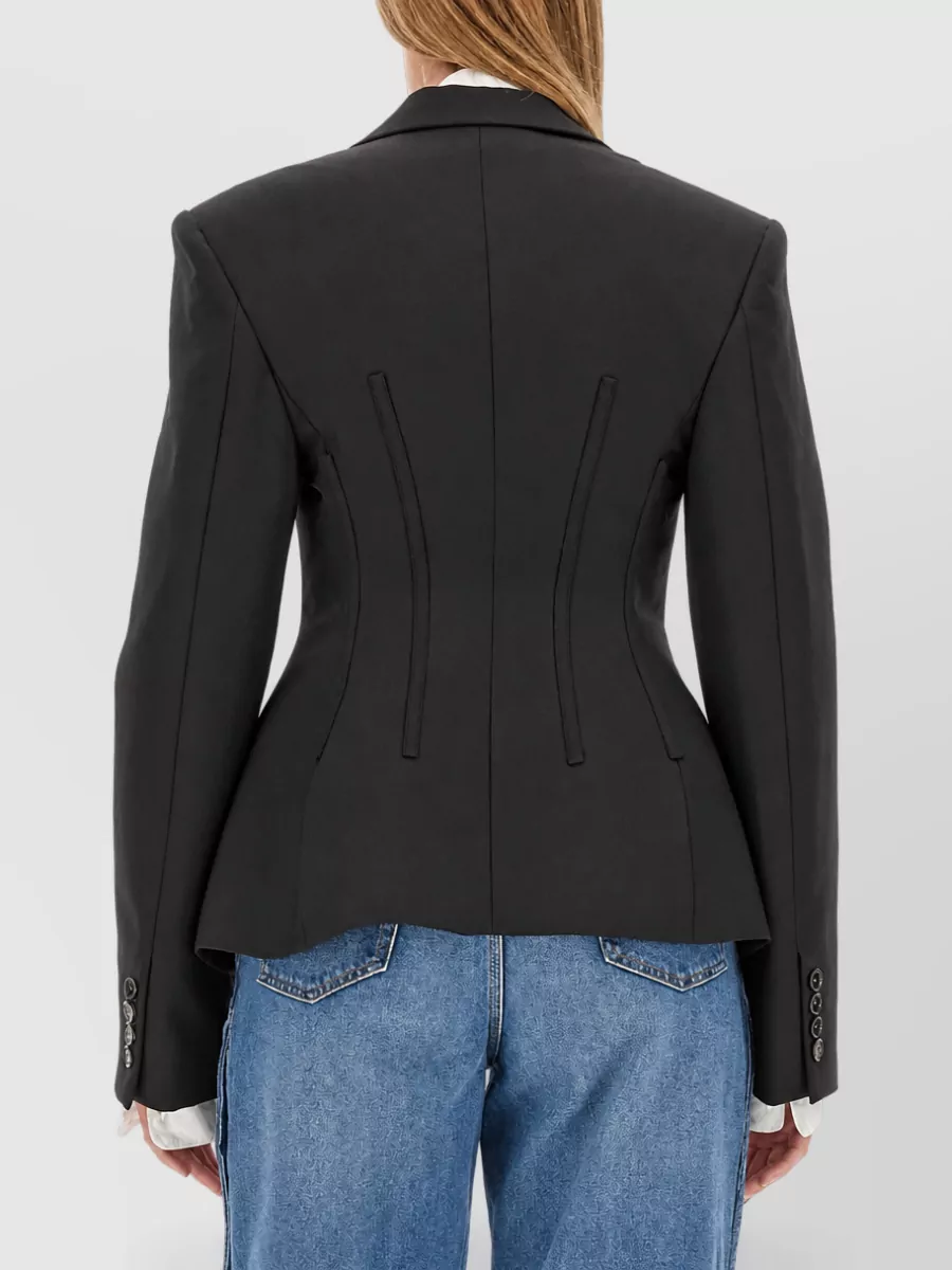 Stella Mccartney Wool Sculpted Blazer