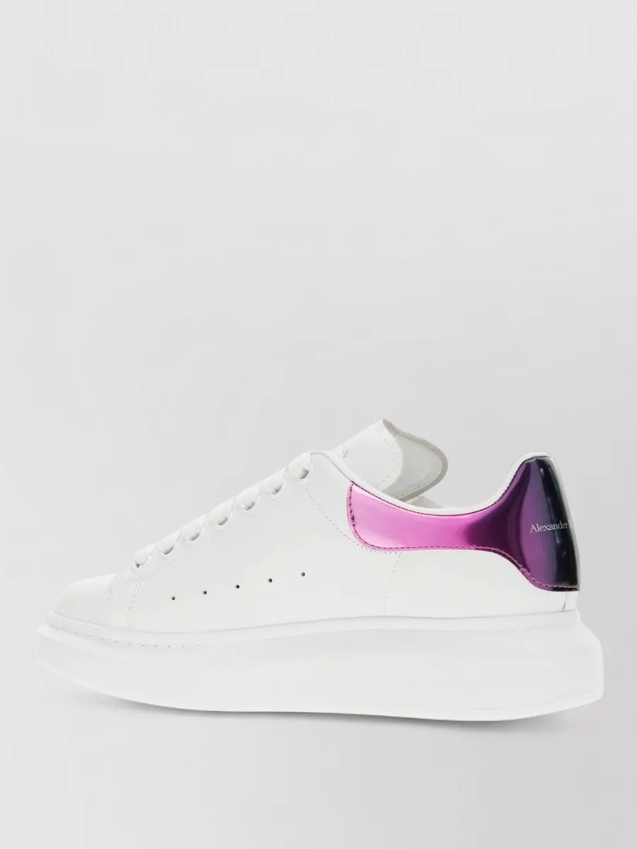 Alexander Mcqueen Leather Low-Top Sneakers