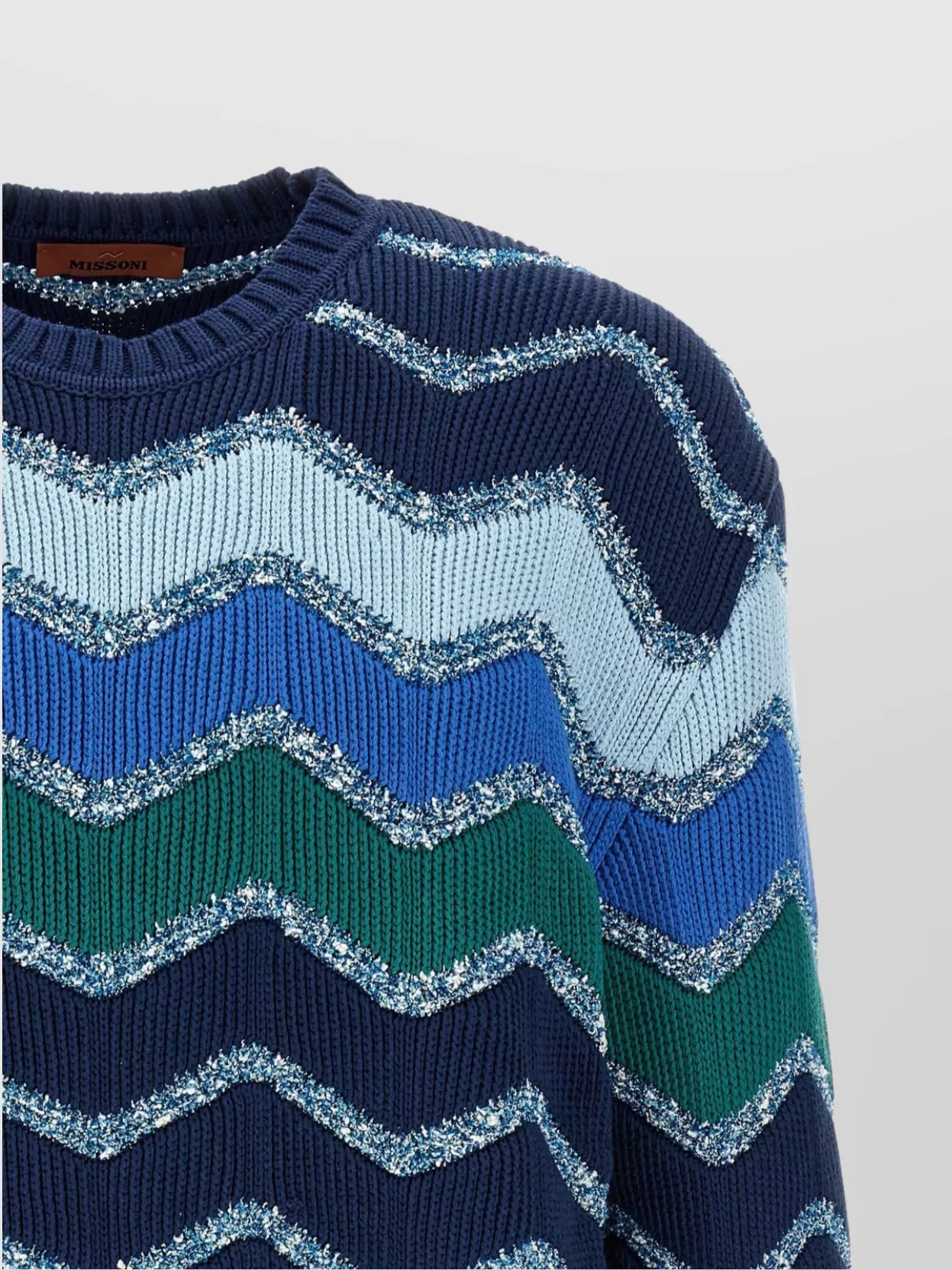 Missoni 'Zig-Zag' Crew Neck Sweater