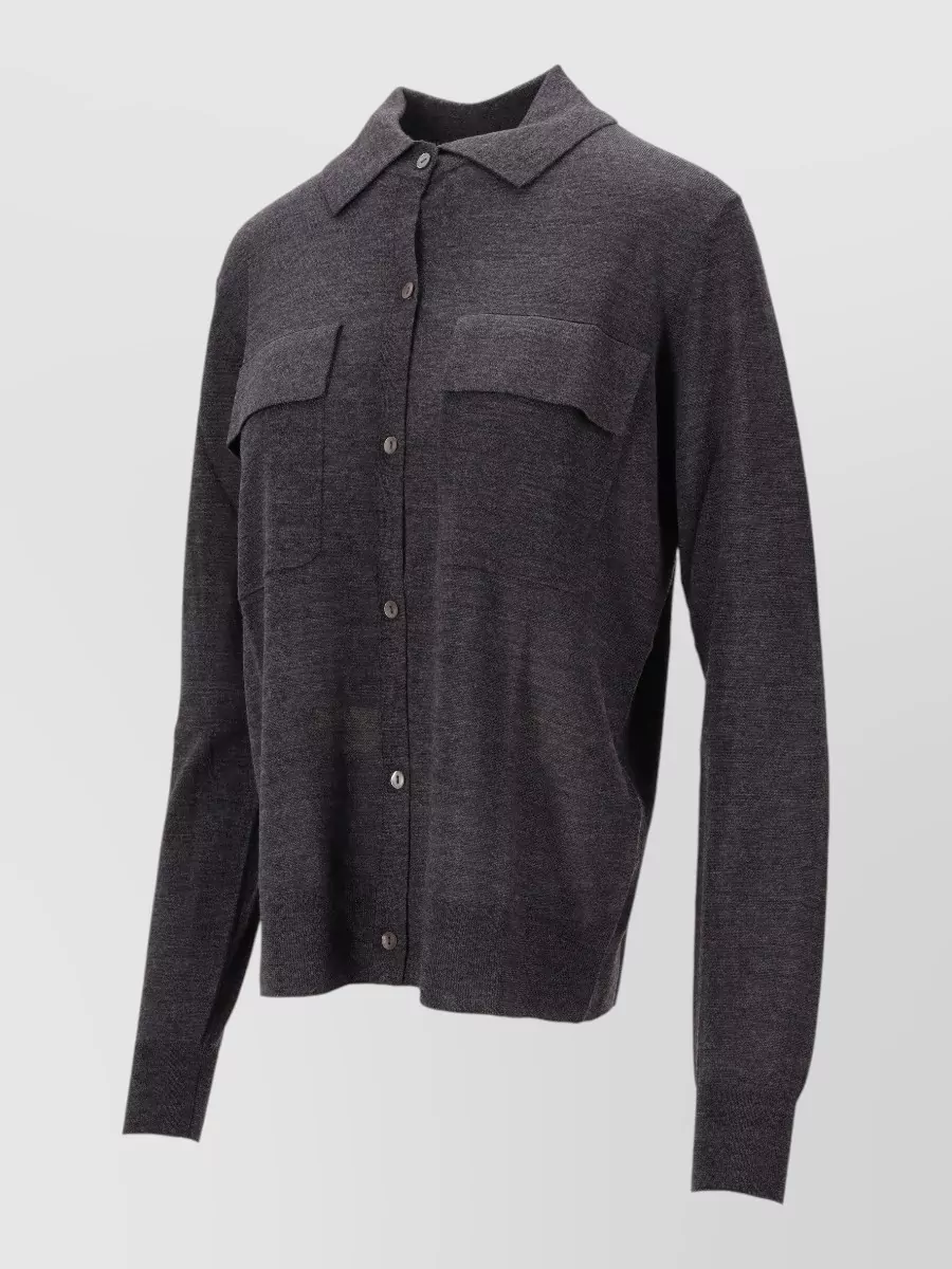 Parosh Cashmere Wool Silk Cardigan