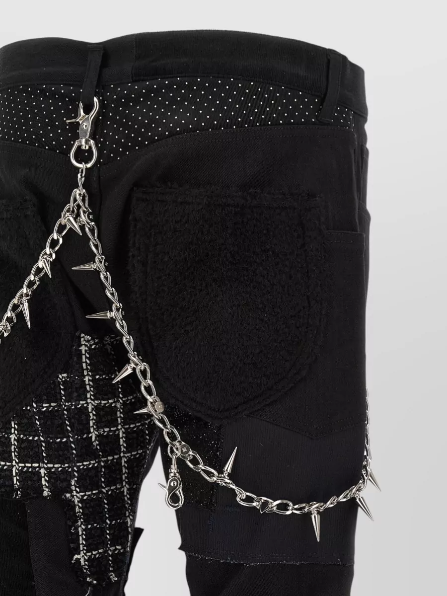 Junya Watanabe Denim Patchwork Straight-Leg Jeans