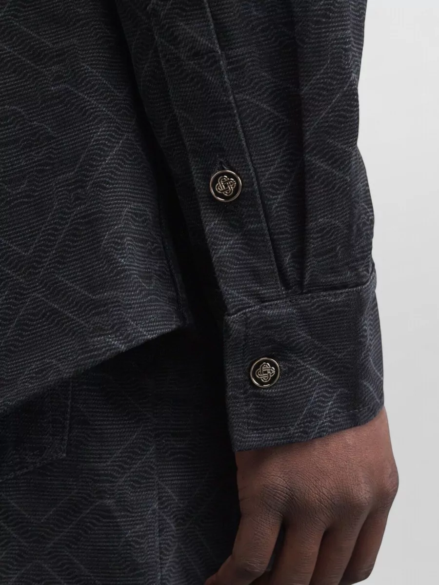 Casablanca Cotton Oversized Denim Shirt