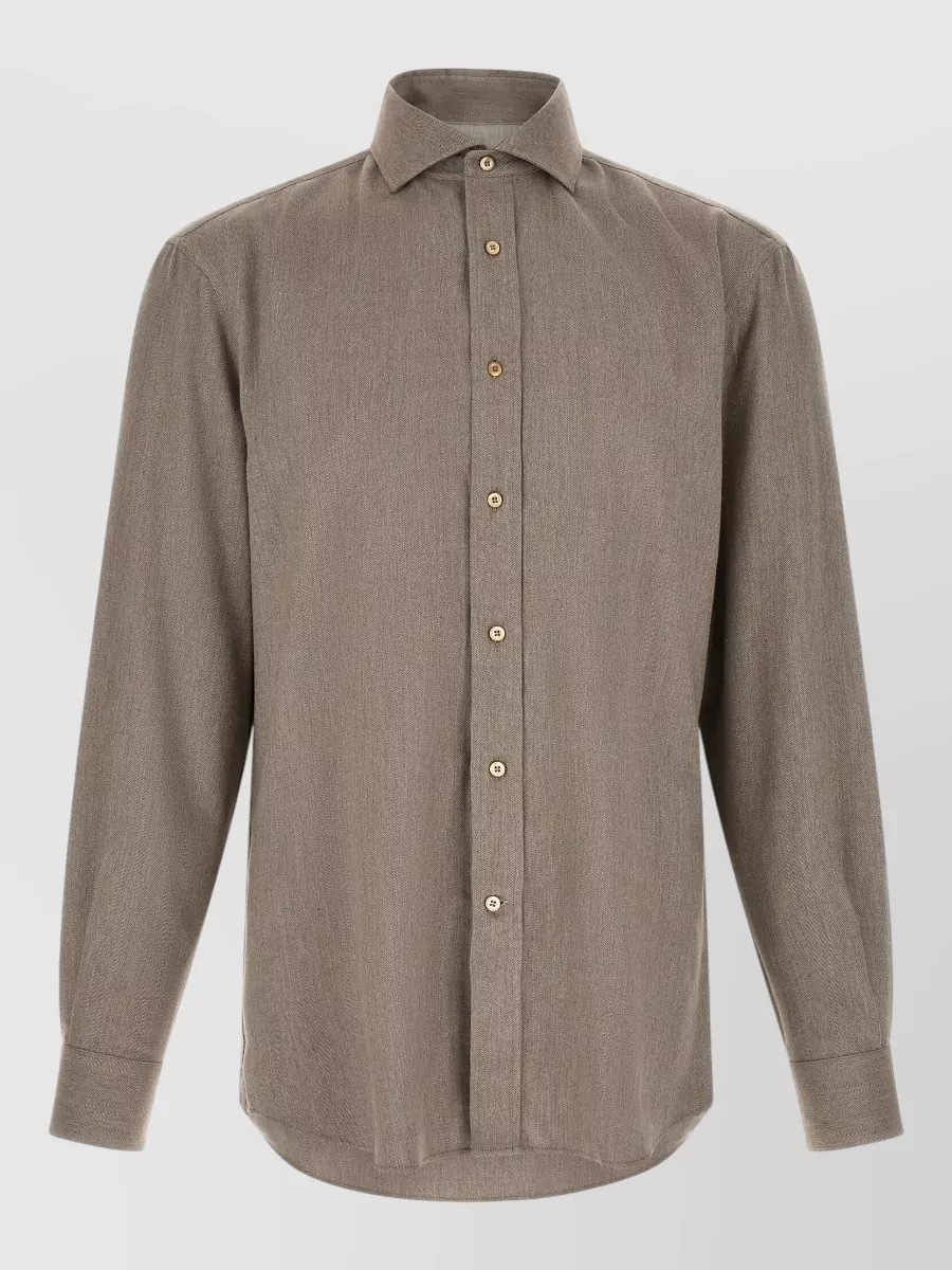 Brunello Cucinelli Herringbone shirt
