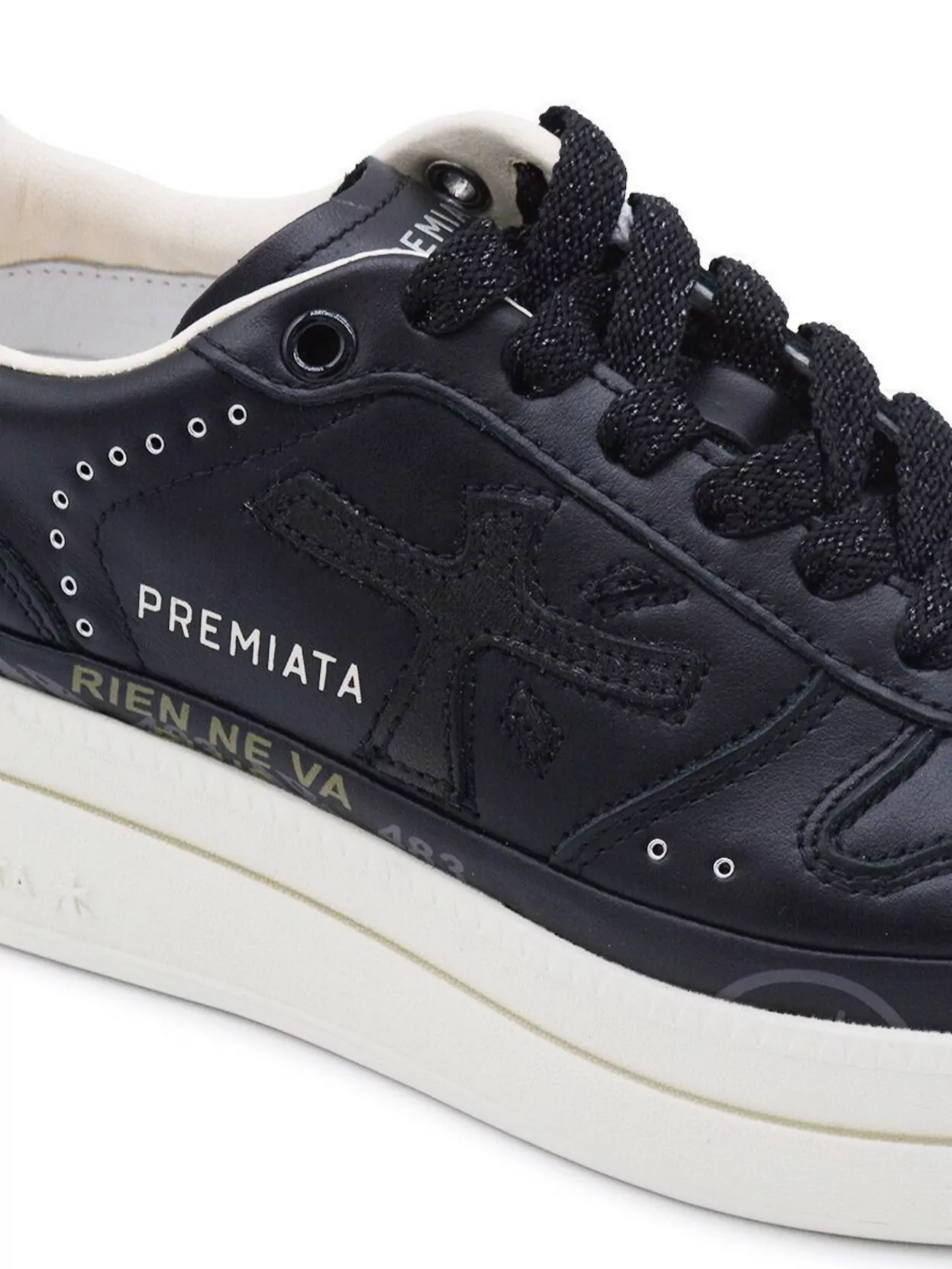 Premiata Stylish Low Top Sneakers With Platform Sole