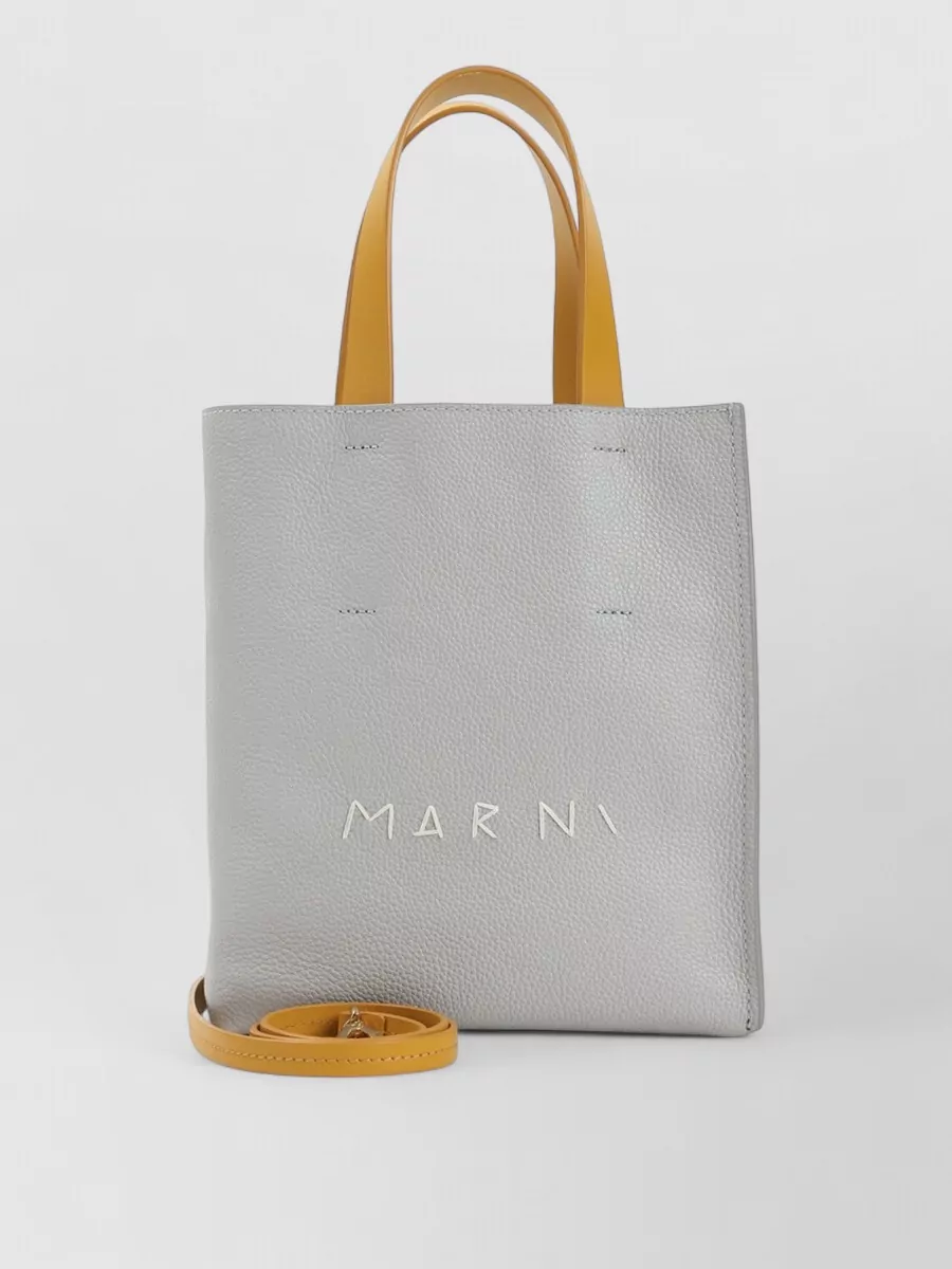 Marni Museo Mini Leather Tote Bag
