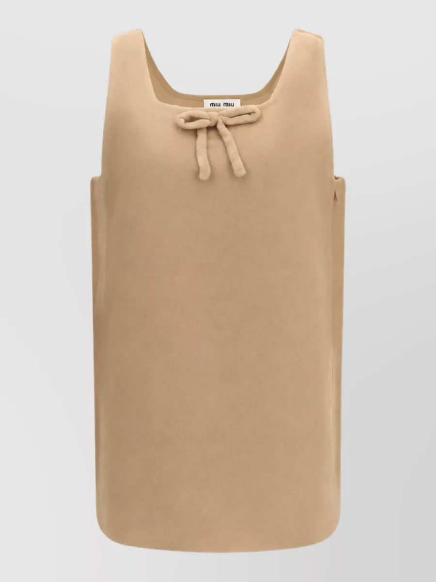 Miu Miu wool sleeveless mini nightdress