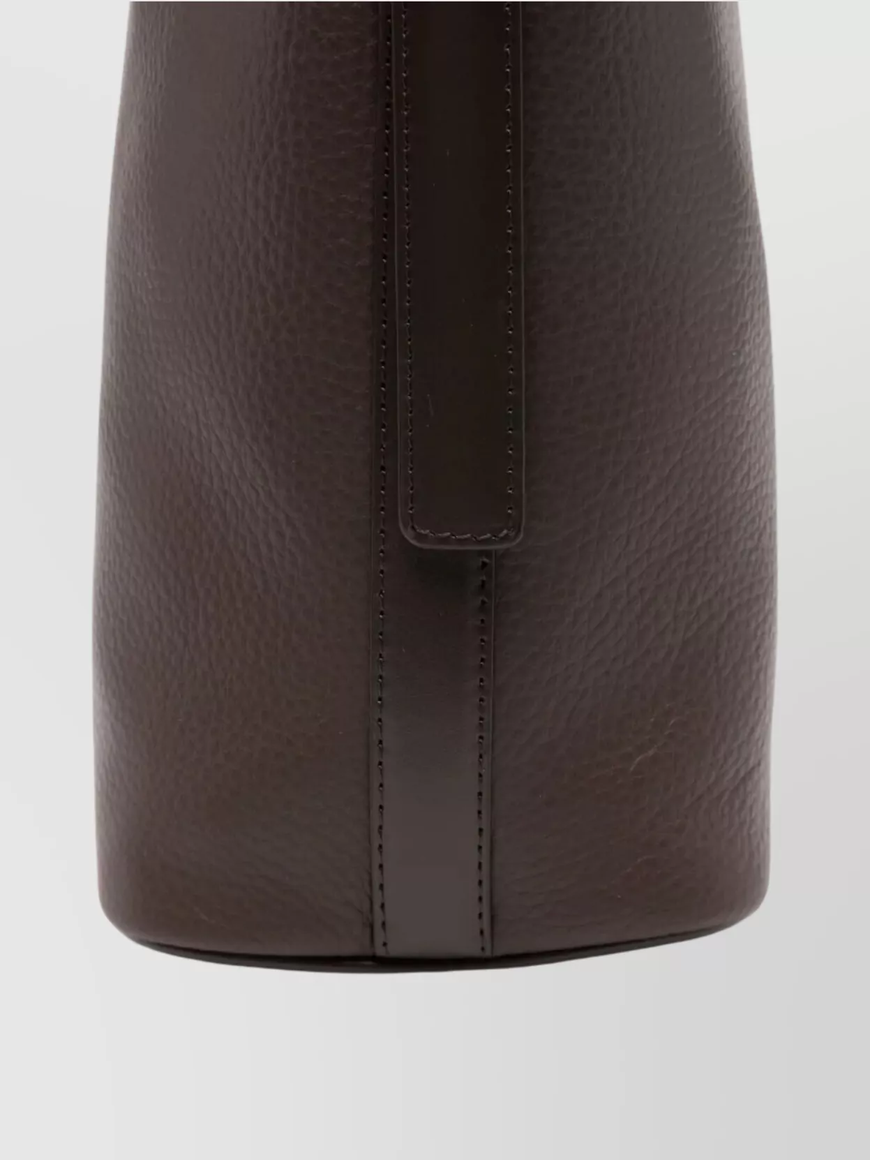 A.p.c. Grained Leather Shoulder Bag With Adjustable Strap
