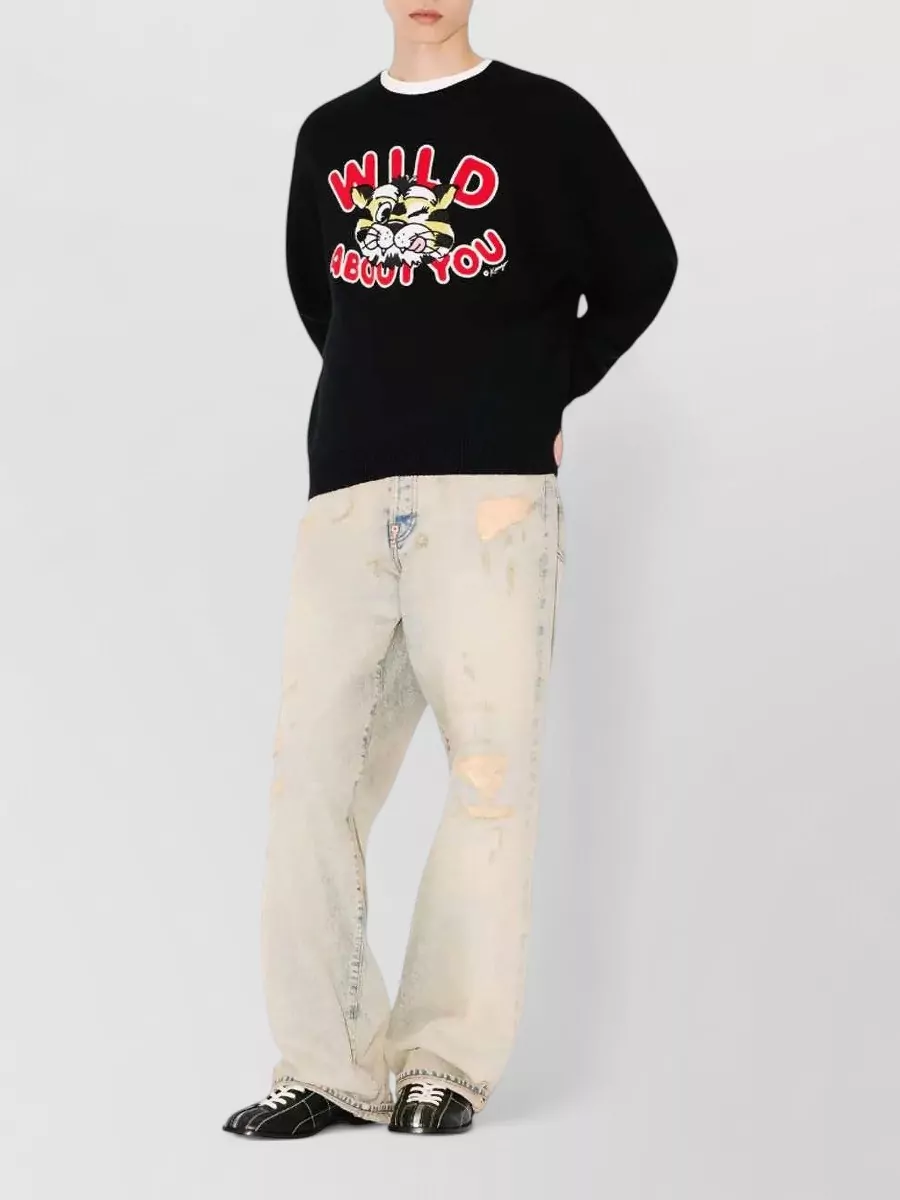 Kenzo Wool And Cotton Sweater