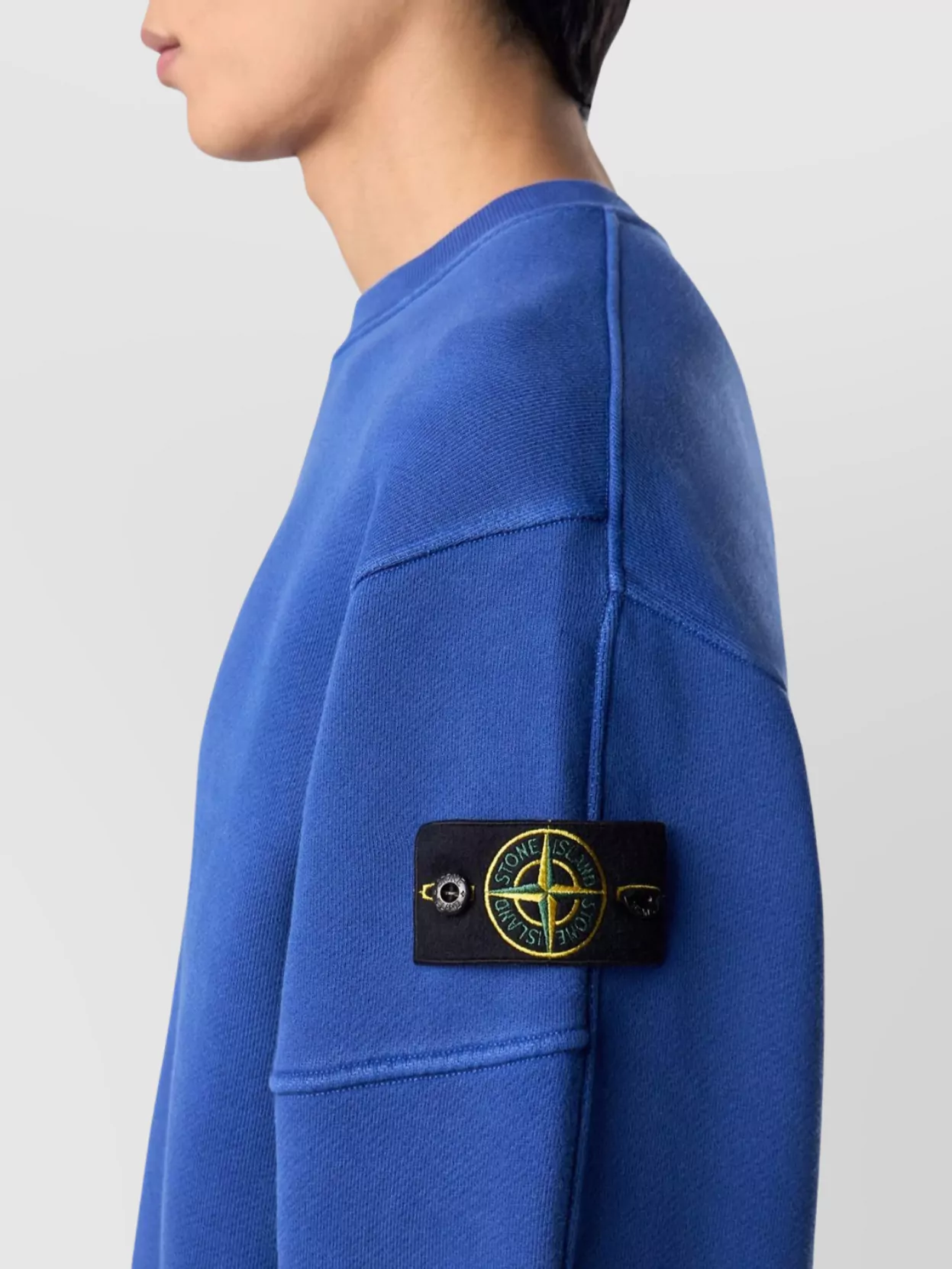 Stone Island Crewneck Sweatshirt Visible Stitching
