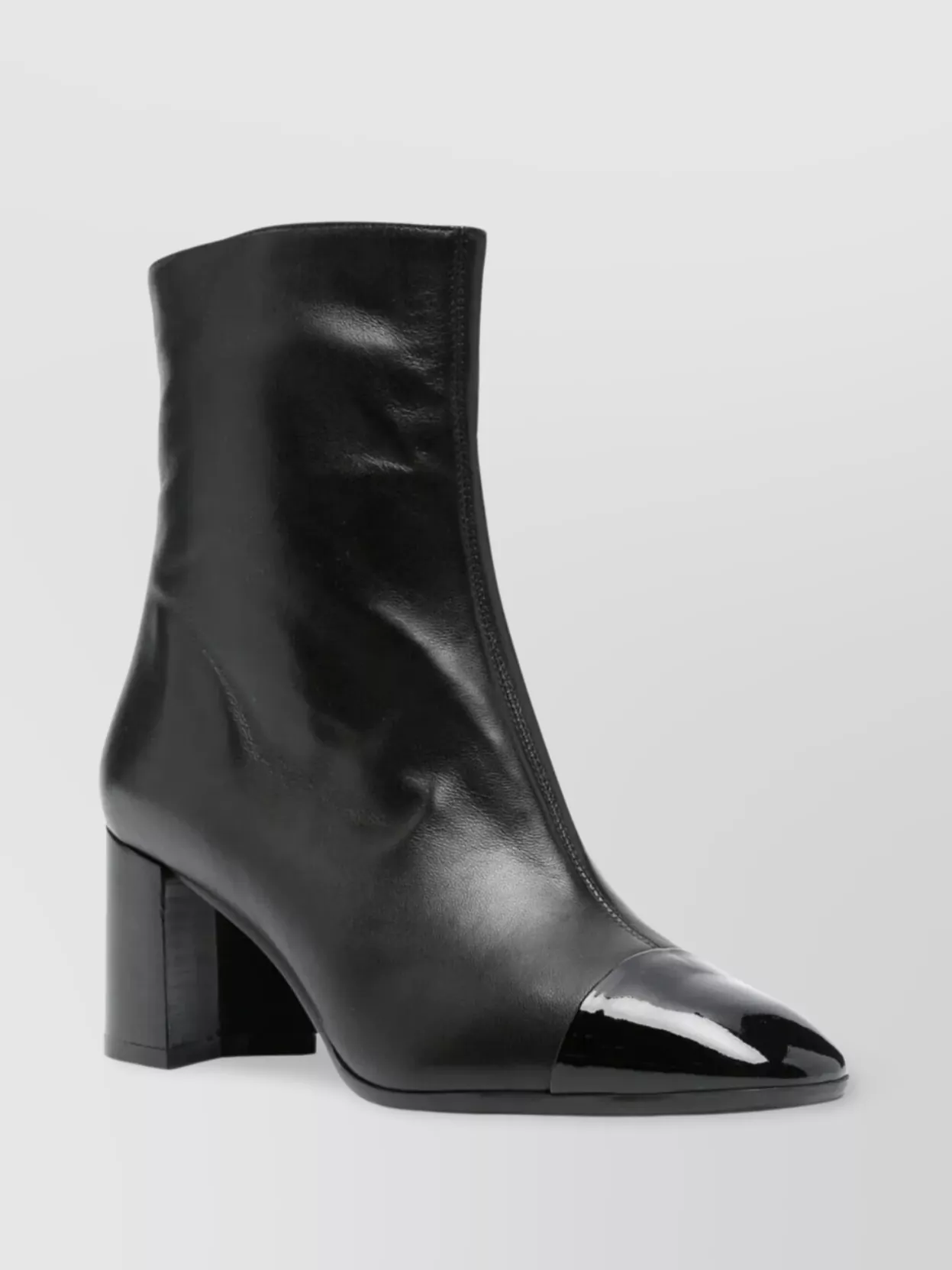 Carel Paris "spirit" Glossy Toe Cap Ankle Boots