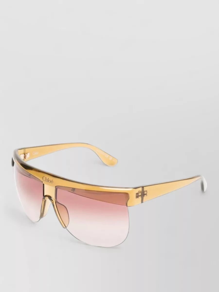 Chloé Geometric Frame Sunglasses