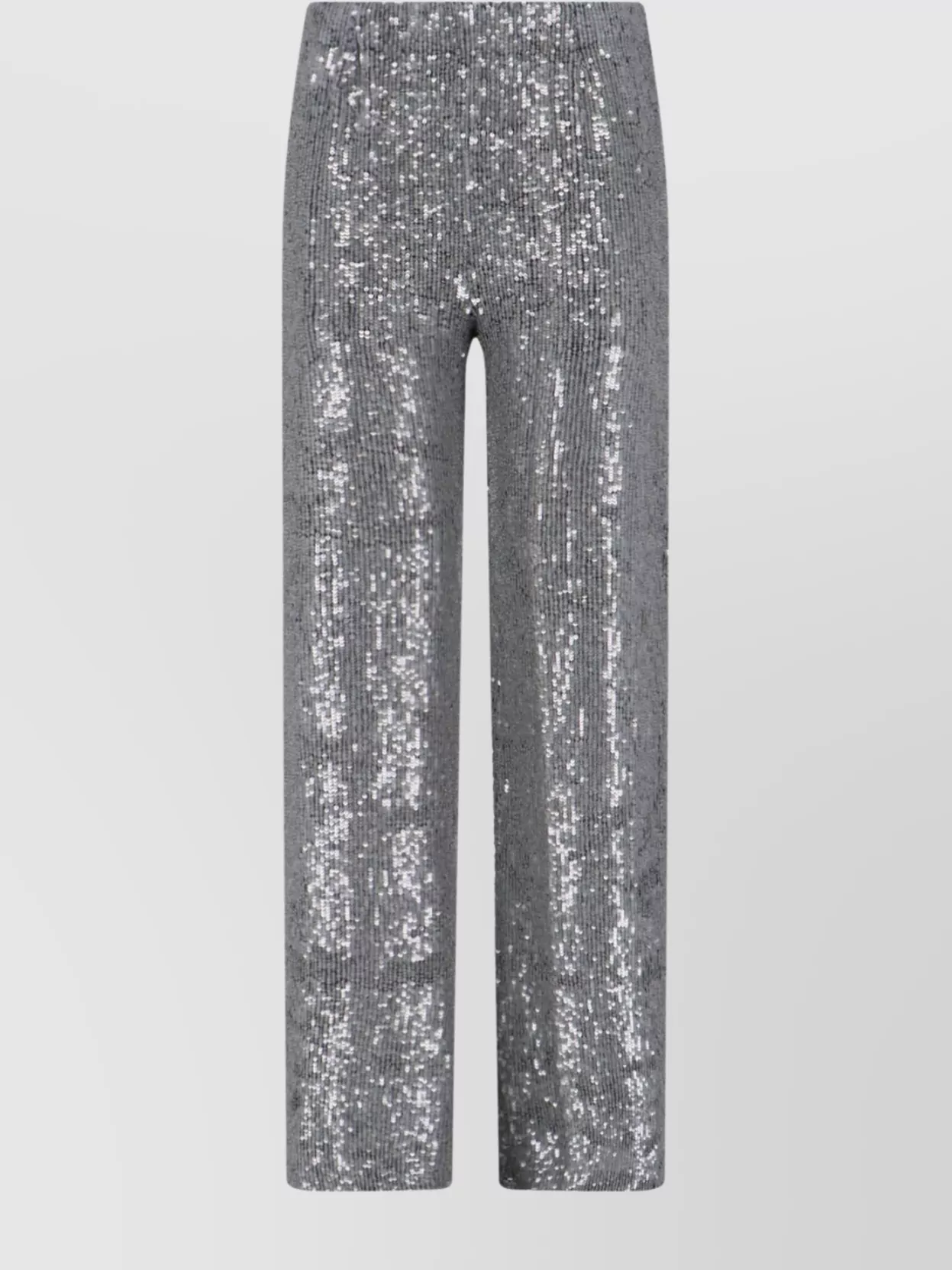 P.a.r.o.s.h Wide Leg Trousers Sequin Detail In Gray