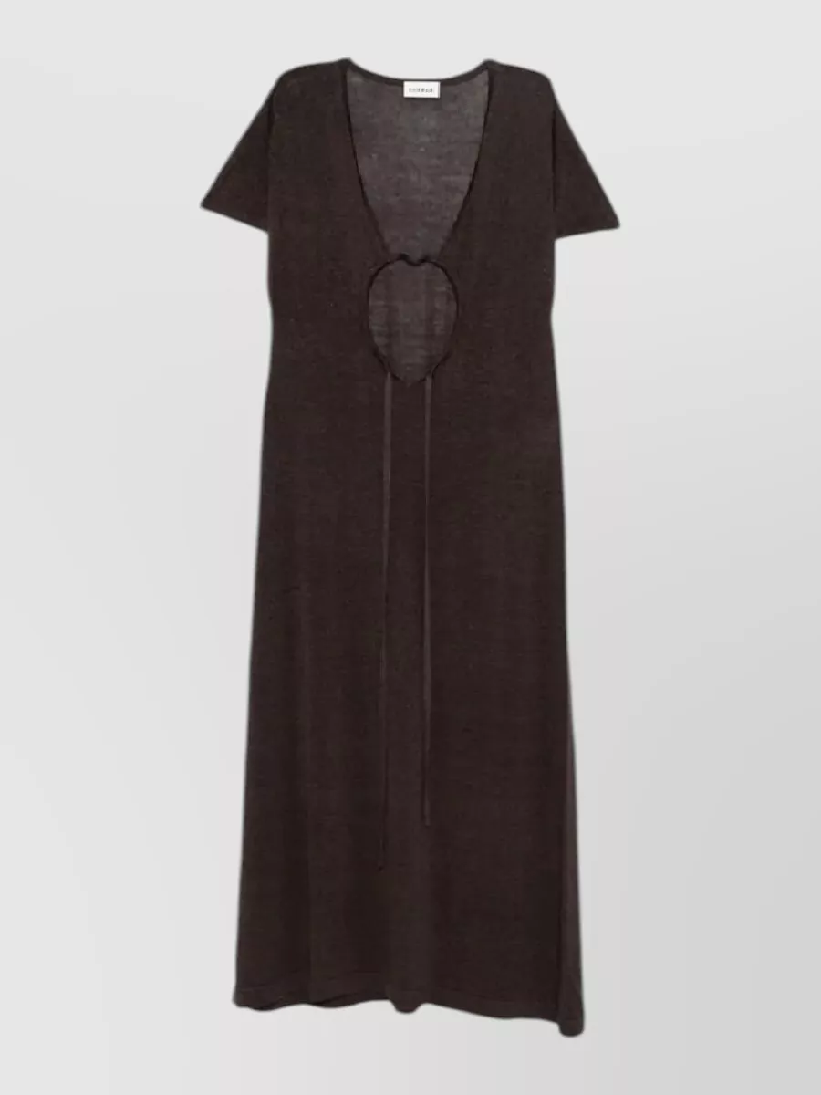 P.a.r.o.s.h. Linen-blend beach dress