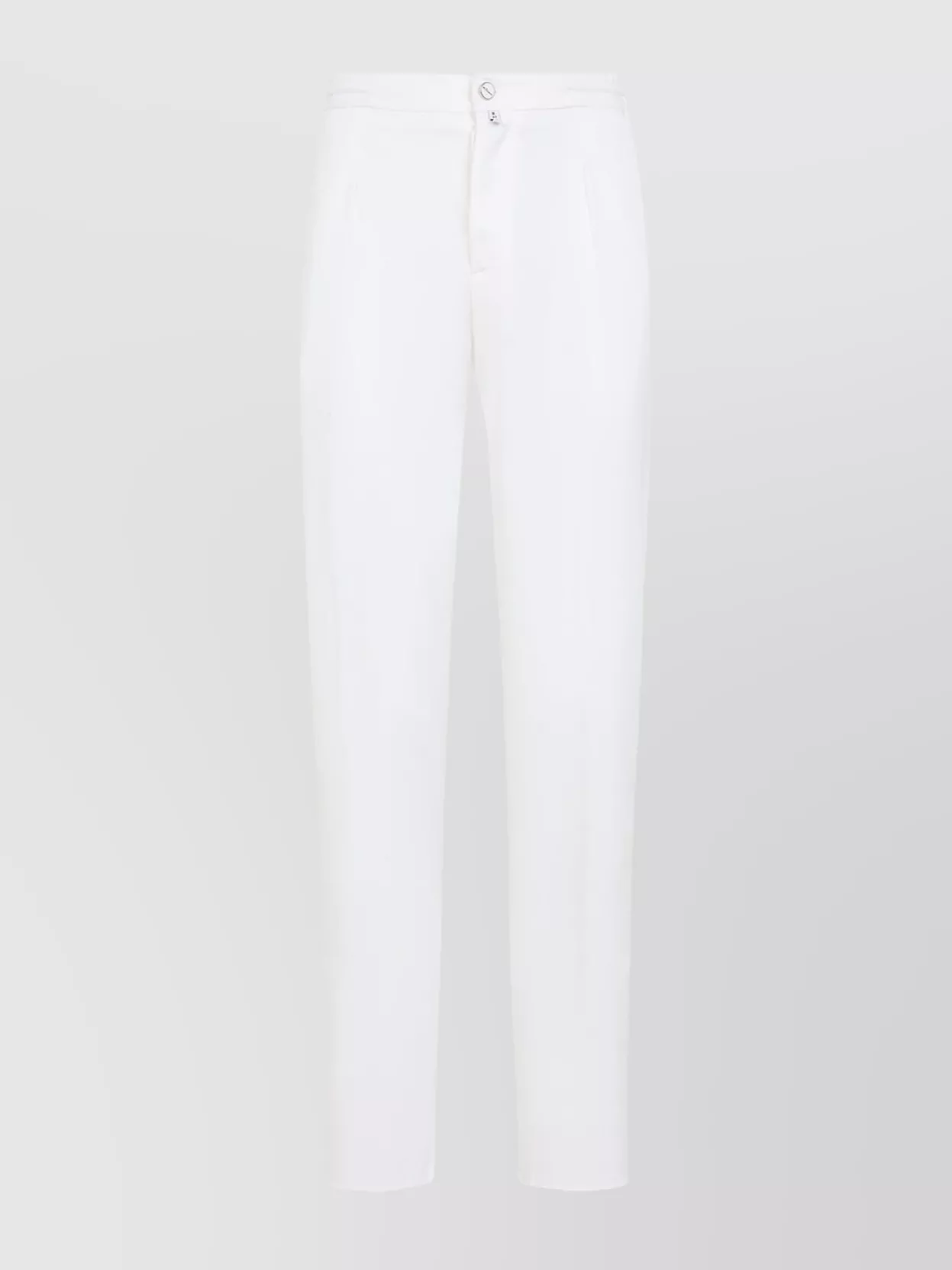 Kiton Lyocell Pants Elastic Waist Pockets