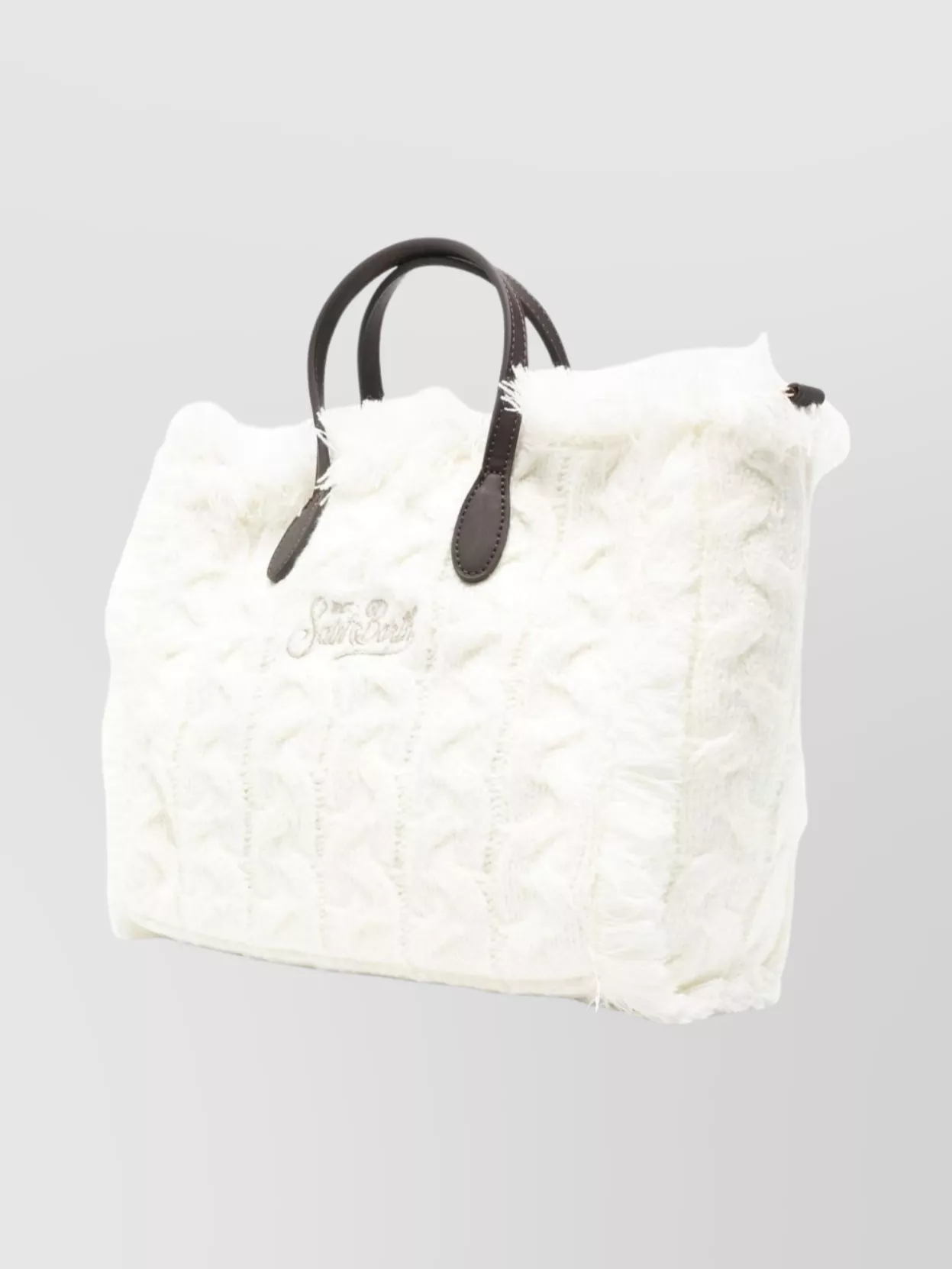 Mc2 Saint Barth Tote Bag With Fringe And Shoulder Strap