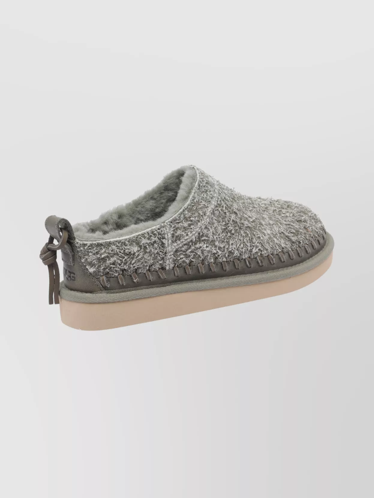Ugg Cozy Mules With Contrast Sole And Fuzzy Texture