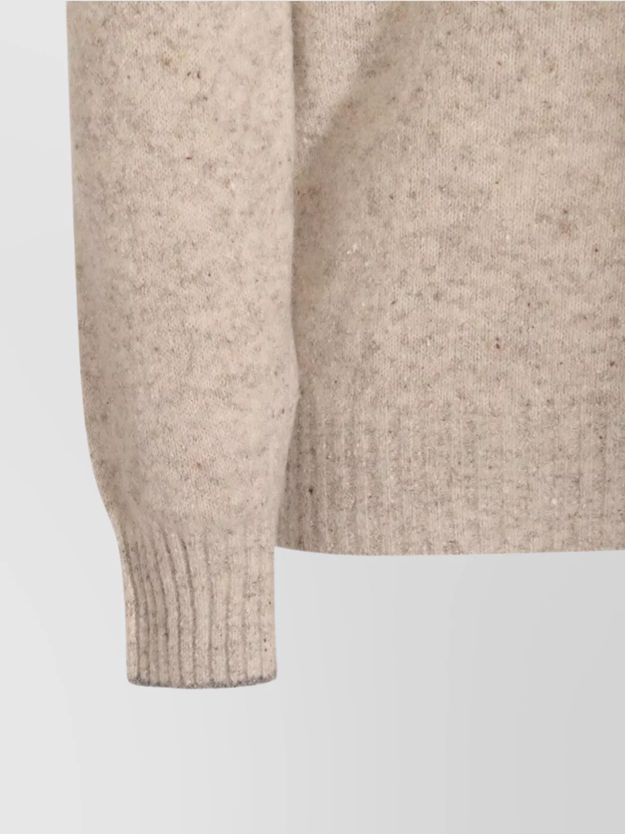 Brunello Cucinelli Ribbed Crewneck Sweater With Soft Texture
