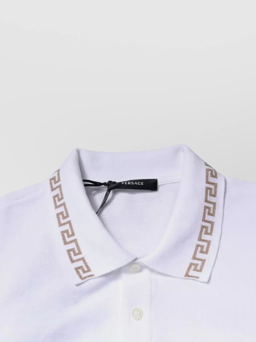 Versace Viscose Polo T-Shirt