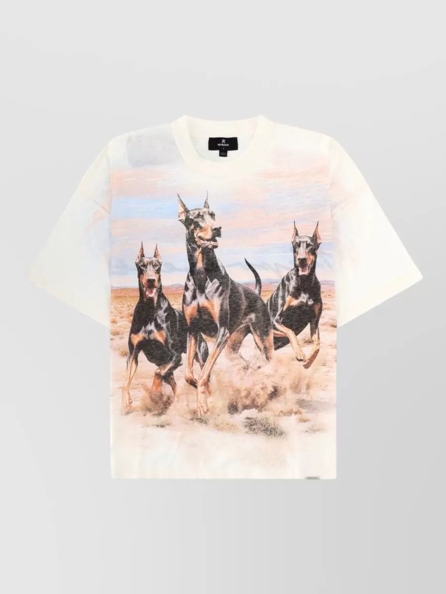 Represent oversized western dobermans t-shirt