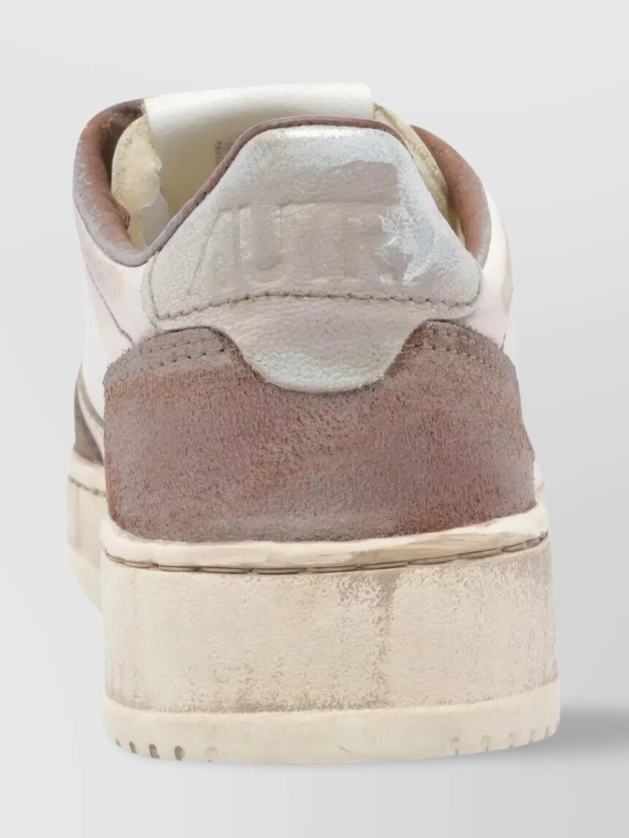 Autry Super Vintage Low Sneakers In Burn And Silver In Multi