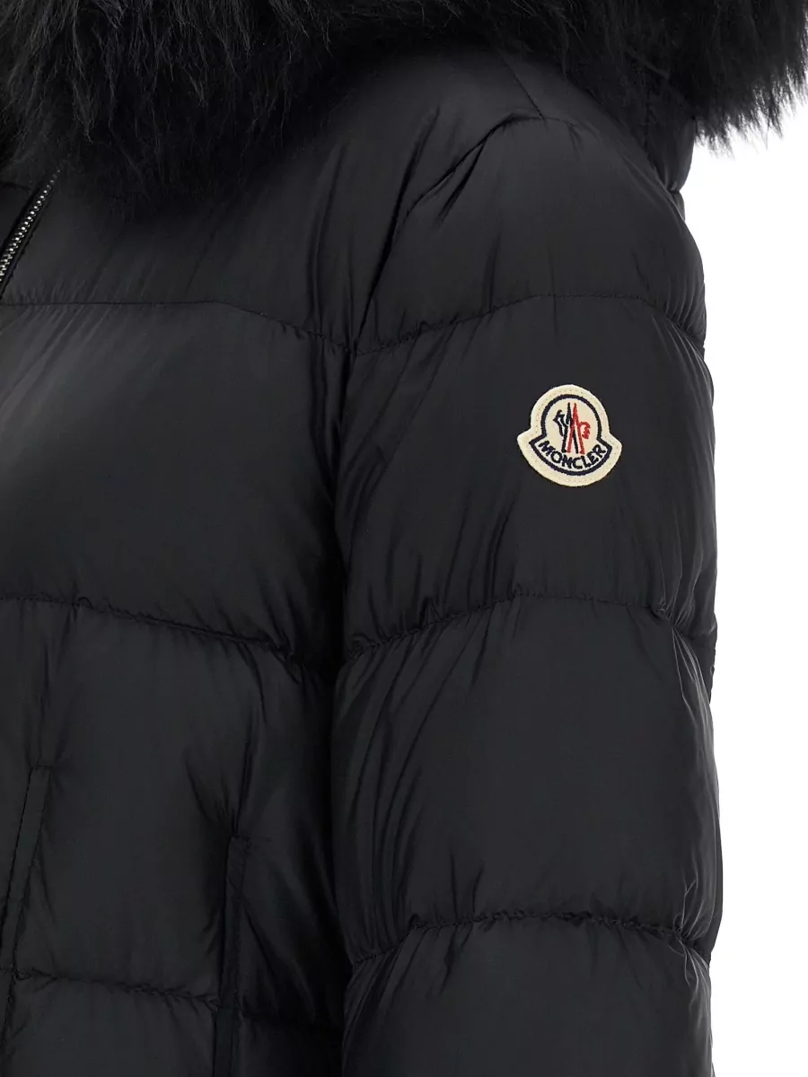 Moncler Down Quilted Belted Long Puffer Coat