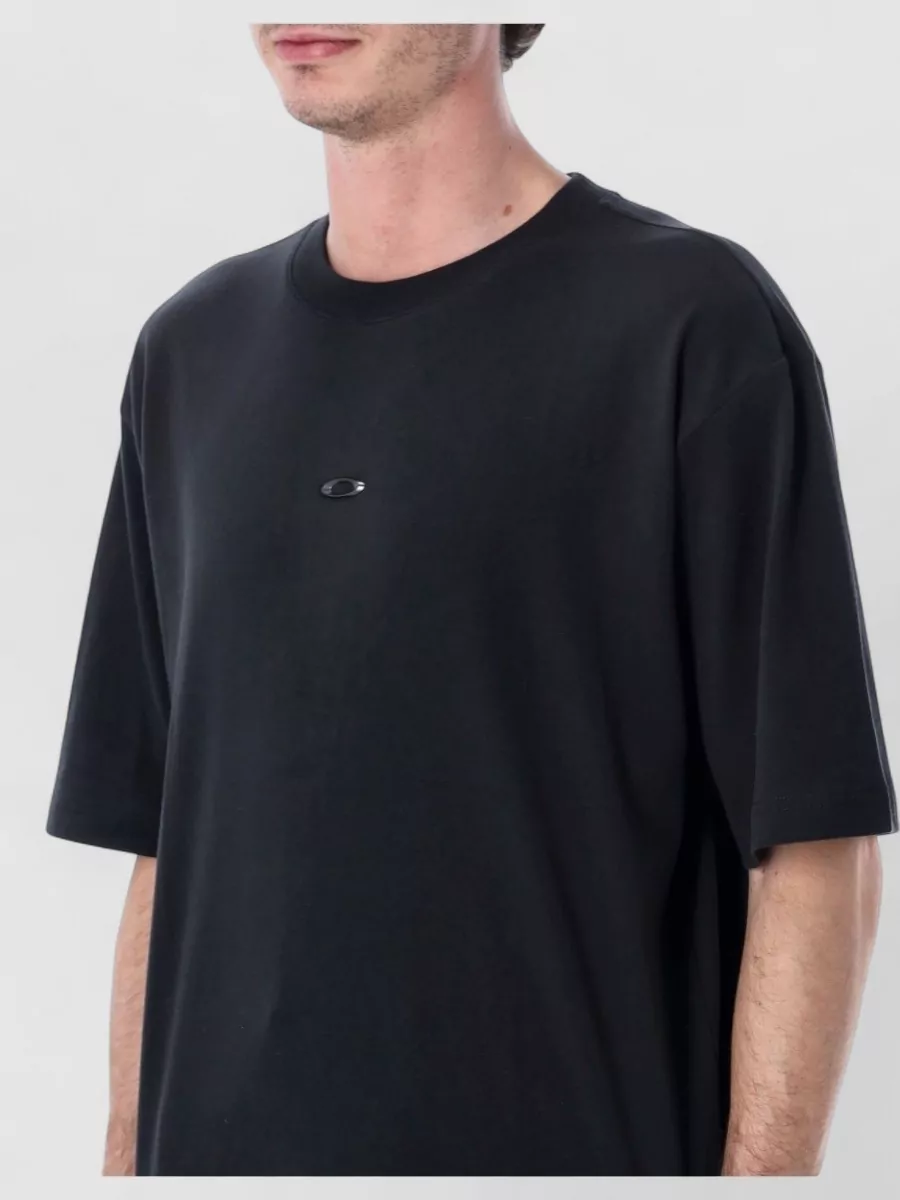 Oakley Cotton Ribbed Crew Neck Short-Sleeve T-Shirt