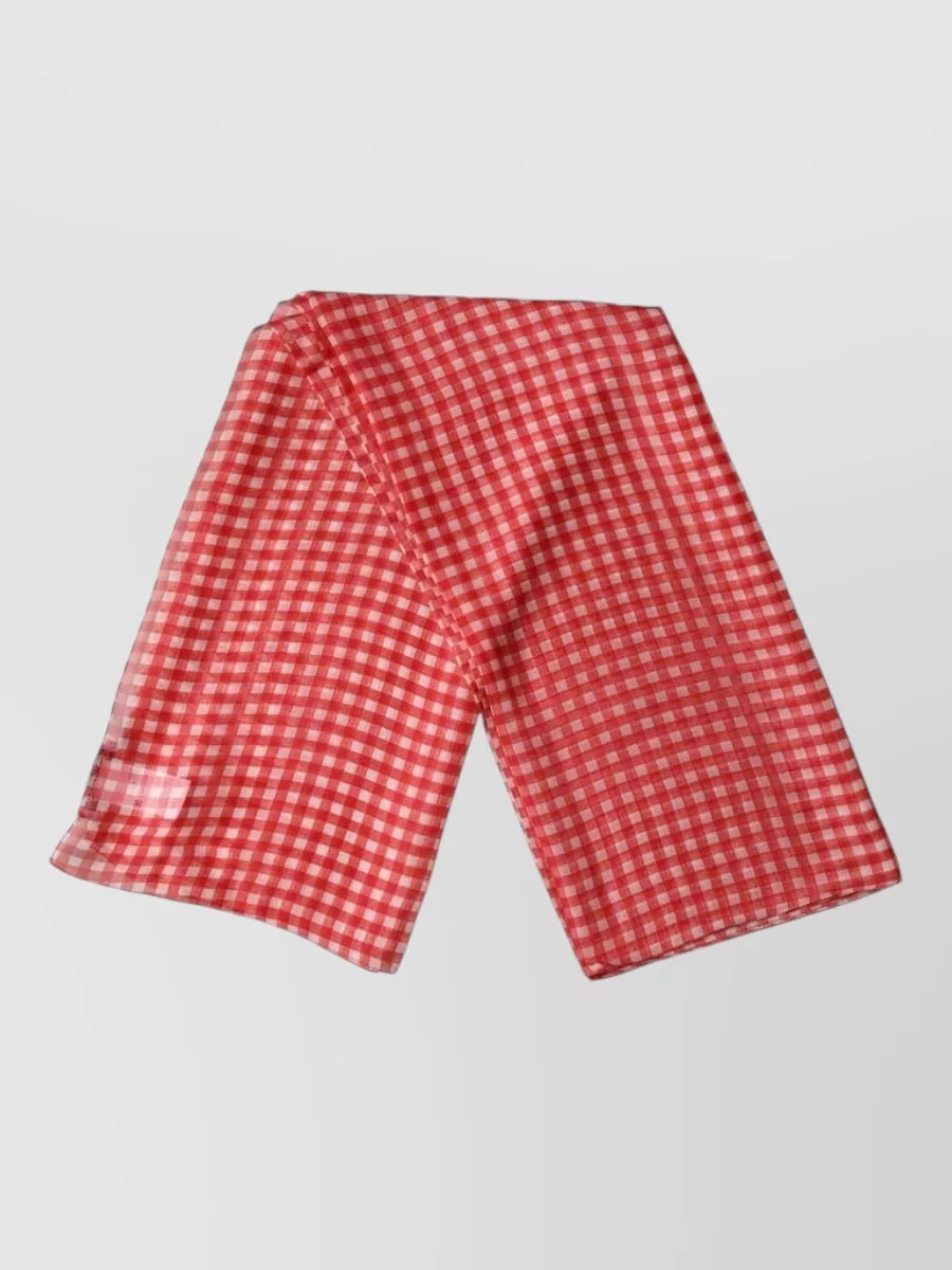 Dolce&Gabbana silk checked scarf