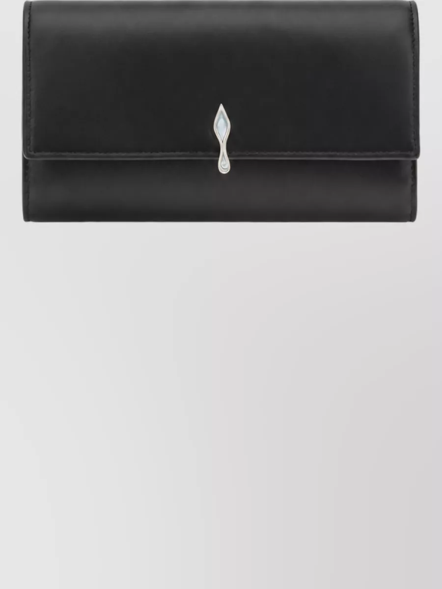 Christian Louboutin Leather Bettina Chain Wallet