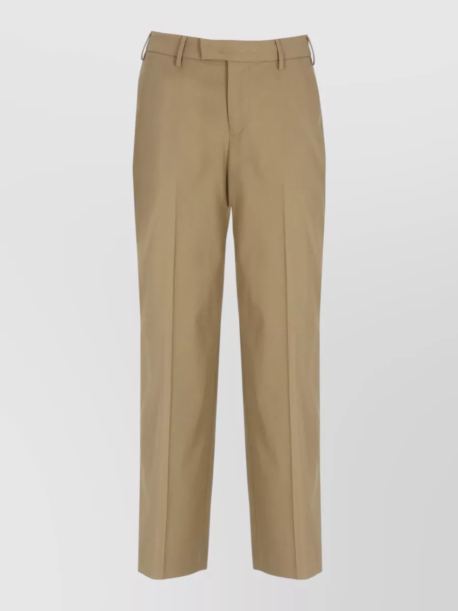 Pt Torino straight-leg cropped trousers