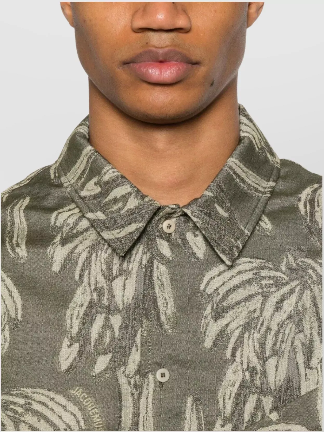 Jacquemus Aloe Shirt Print 3/4 Sleeves