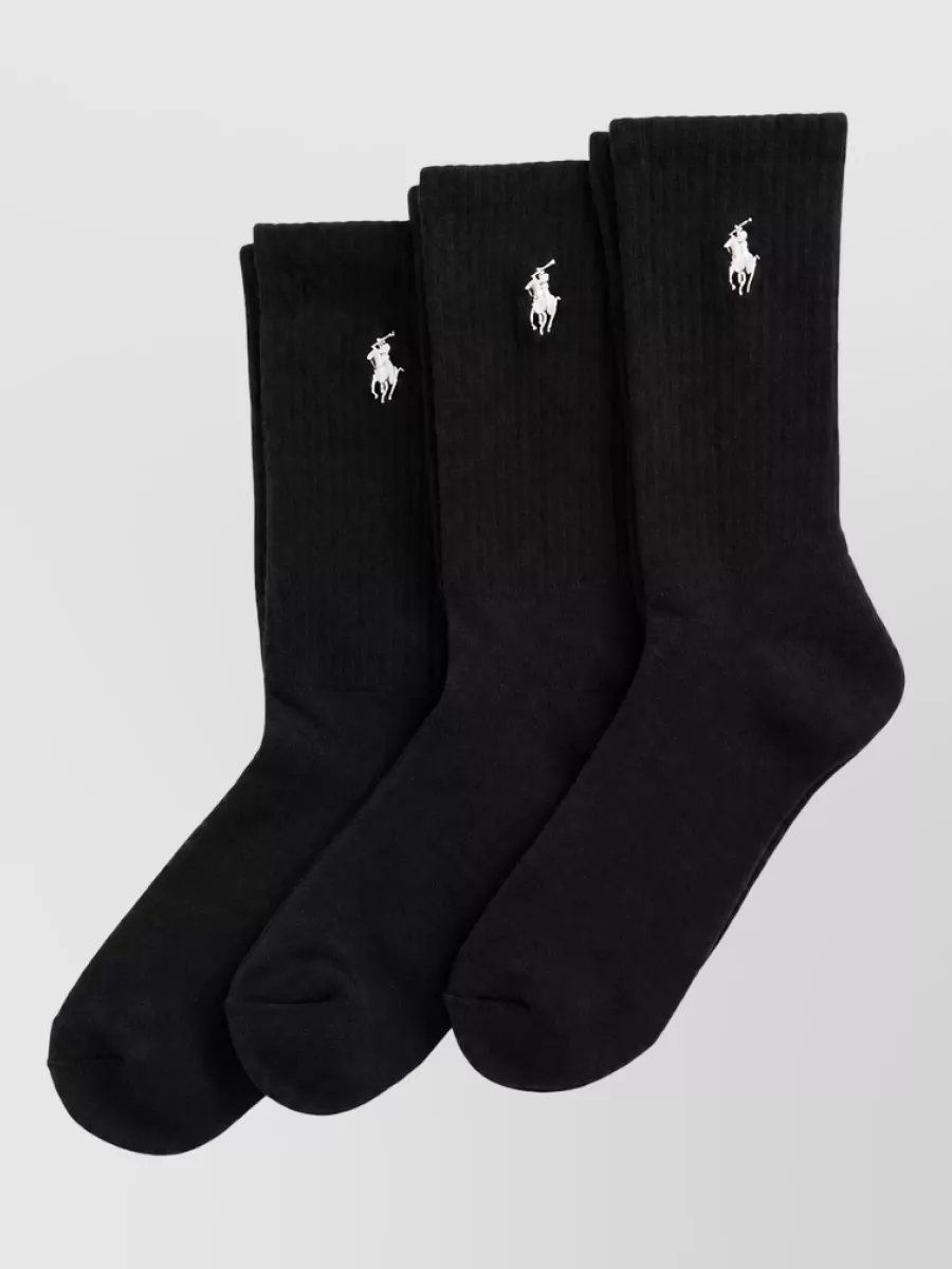 Ralph Lauren cotton blend crew socks 3 pack